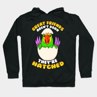 Great Friends Aren't Born, They're Hatched Birds Hoodie